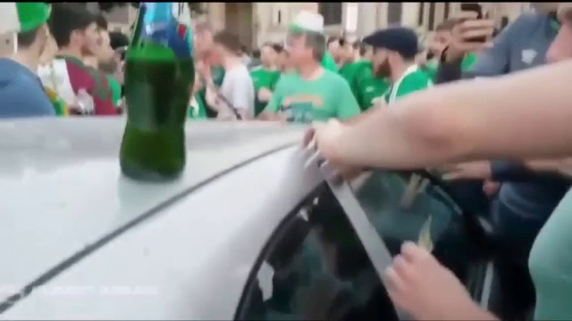 Cei mai tari suporteri de la UEFA EURO 2016. Ce au facut facut fanii irlandezi dupa ce au stricat o masina