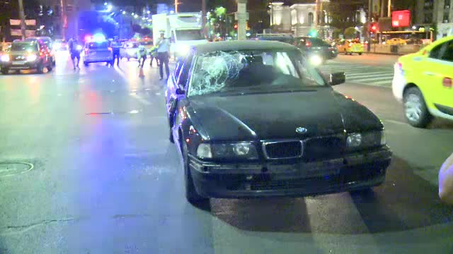 Om al strazii, ranit grav intr-un accident produs in centrul Bucurestiului. Victima ar fi traversat prin loc nepermis