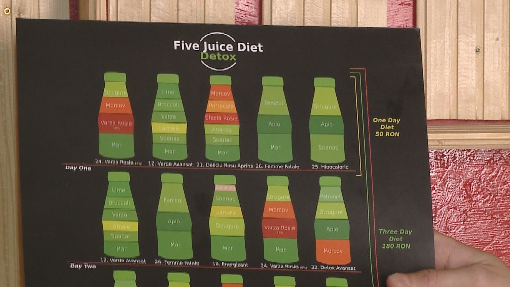 Sucurile terapeutice, o noua afacere care prinde tot mai mult teren si la noi. Un tratament de cinci zile costa 400 de lei