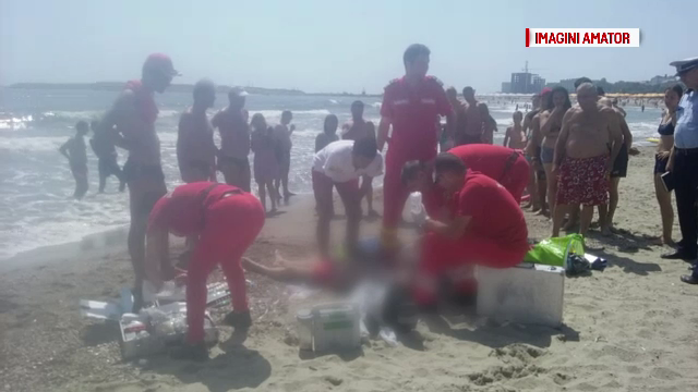 Doi barbati au ajuns in stare grava la spital, dupa ce au fost la un pas sa se inece in mare. Unul a vrut sa faca baie beat