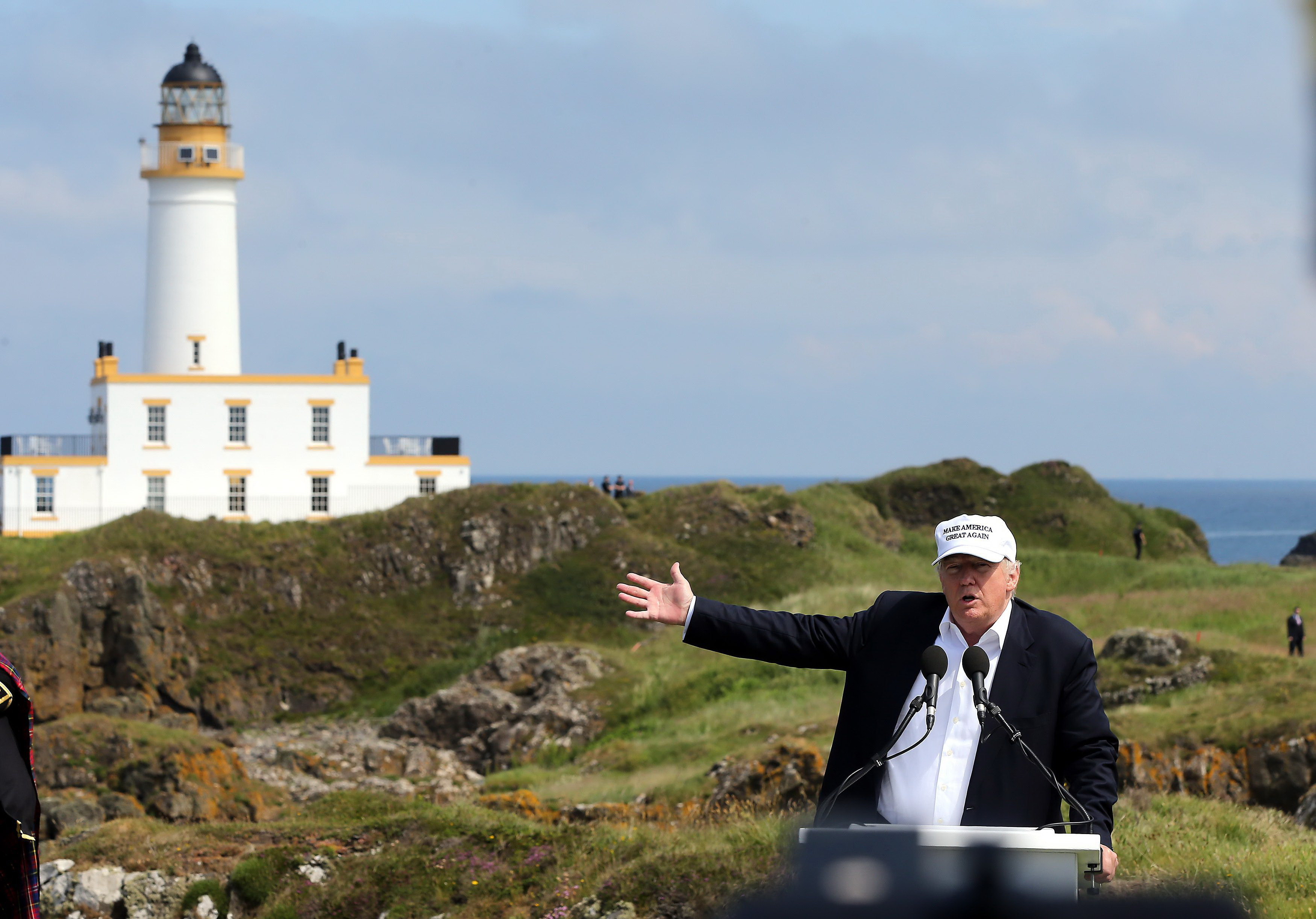 Donald Trump in Scotia - Agerpres