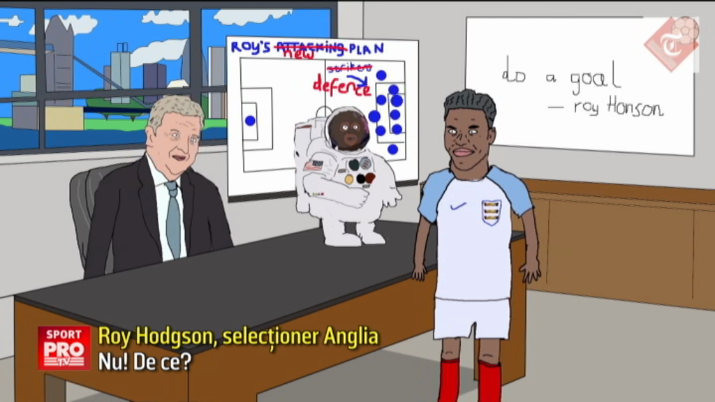 Scotienii rad de selectionerul Angliei dupa Brexit. Ce desen animat au facut pentru Hodgson