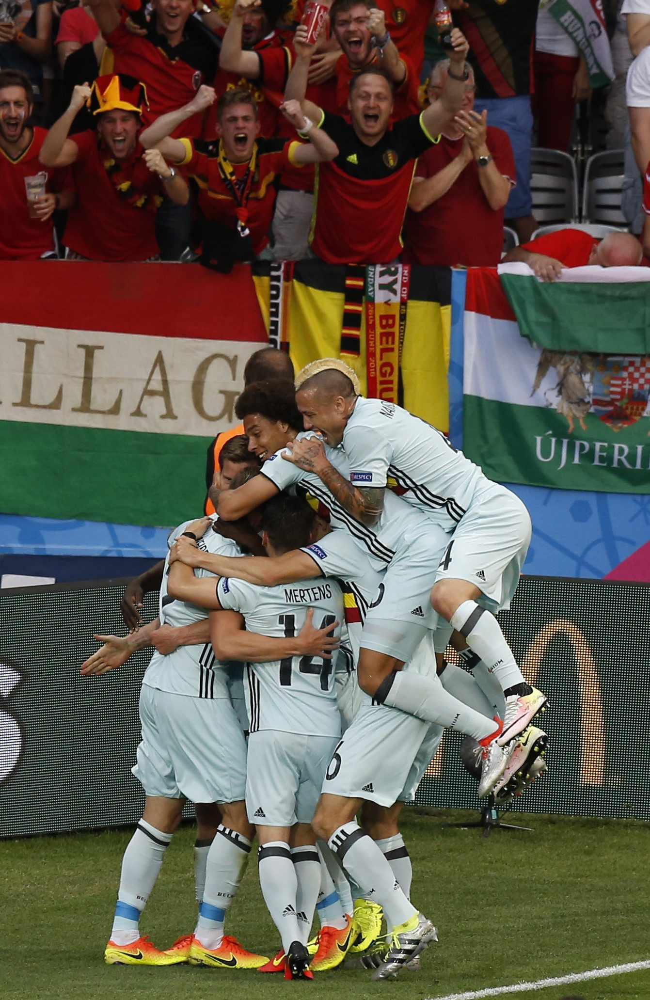 UNGARIA - BELGIA. Gol Toby Alderweireld