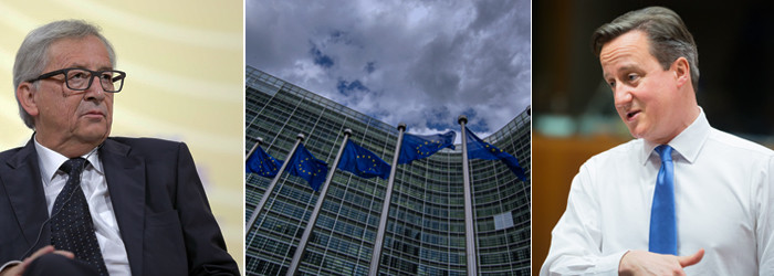 cover prima Juncker UE Cameron Brexit