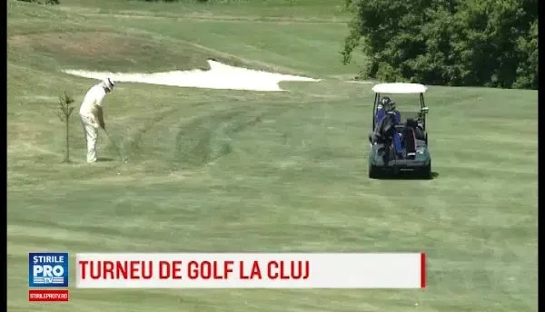 Cei mai buni jucatori de golf din tara s-au intalnit in weekend la Cluj-Napoca. In joc au fost puse premii mari