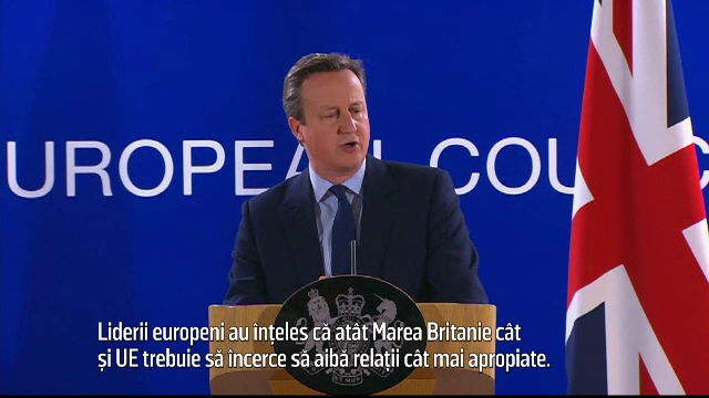 David Cameron la Bruxelles