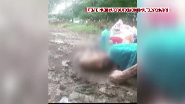 Barbatul care ar fi zacut 3 saptamani in noroi, in fata spitalului, a disparut fara urma. Singura informatie data de medici