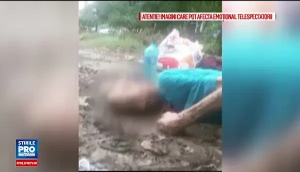 Barbatul care ar fi zacut 3 saptamani in noroi, in fata spitalului, a disparut fara urma. Singura informatie data de medici