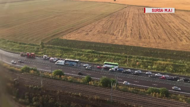 Accidentul de pe Autostrada Soarelui a declansat planul ROSU. Cum puteau autoritatile sa evite aglomeratia