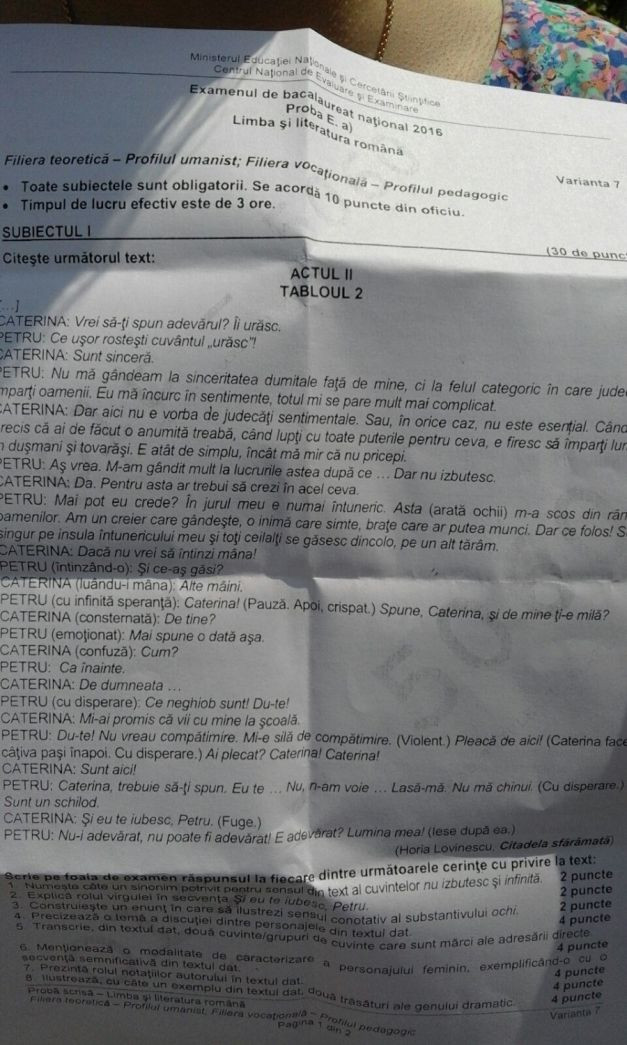 Romana - profilul uman