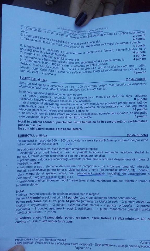 Limba Romana - profilul REAL