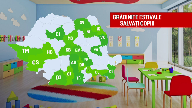 Gradinite deschise pe timpul verii pentru copiii din familiile defavorizate. Statistica ingrijoratoare pentru Romania