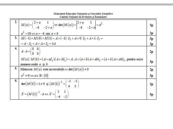 Barem matematica pedagogic