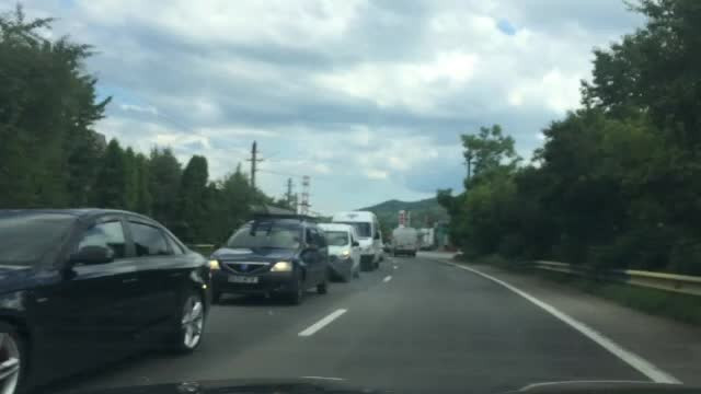 Ambuteiaje de cativa kilometri pe DN1, din cauza lucrarilor de asfaltare. Ce au anuntat politistii
