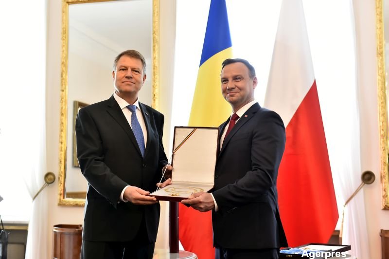 Klaus Iohannis si presedintele Poloniei