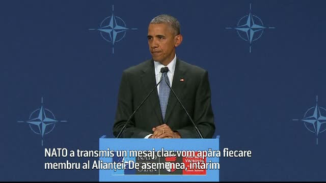 Mesajul lui Barack Obama la finalul Summit-ului NATO de la Varsovia: "Vom apara fiecare membru al Aliantei"