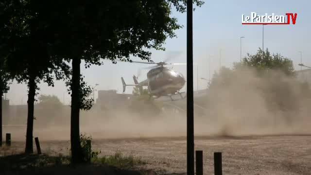 Deschamps, Lloris si Sagna, adusi cu elicopterul la conferinta de presa de pe Stade de France