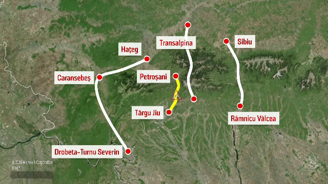 drum Defileul Jiului