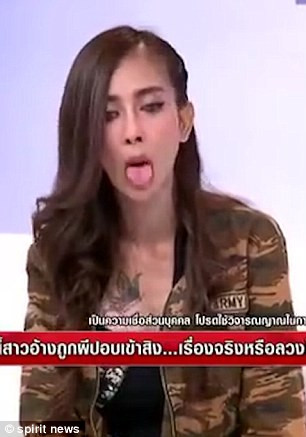 Un model thailandez a reusit sa ii inspaimante pe telespectatori, in direct. Scene bizare petrecute in timpul unei emisiuni