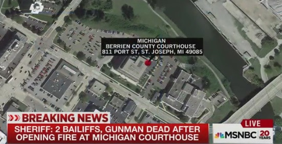 Un nou incident armat in SUA. Doi politisti au fost ucisi intr-un tribunal din Michigan