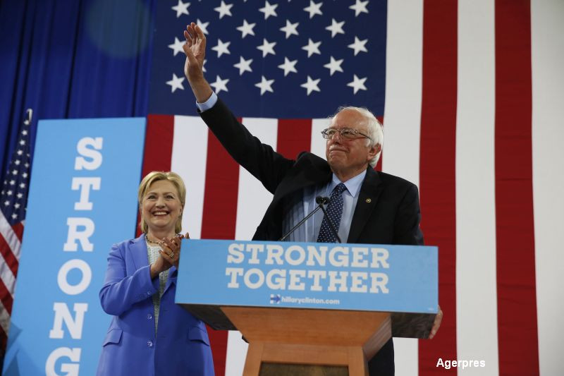 Bernie Sanders a anuntat oficial ca isi sustine fosta rivala, Hillary Clinton. De ce crede ca e "cel mai bun candidat"