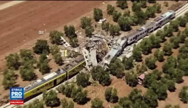 20 de morti si 30 de raniti dupa ce doua trenuri s-au ciocnit in Italia. E un dezastru de parca s-a prabusit un avion
