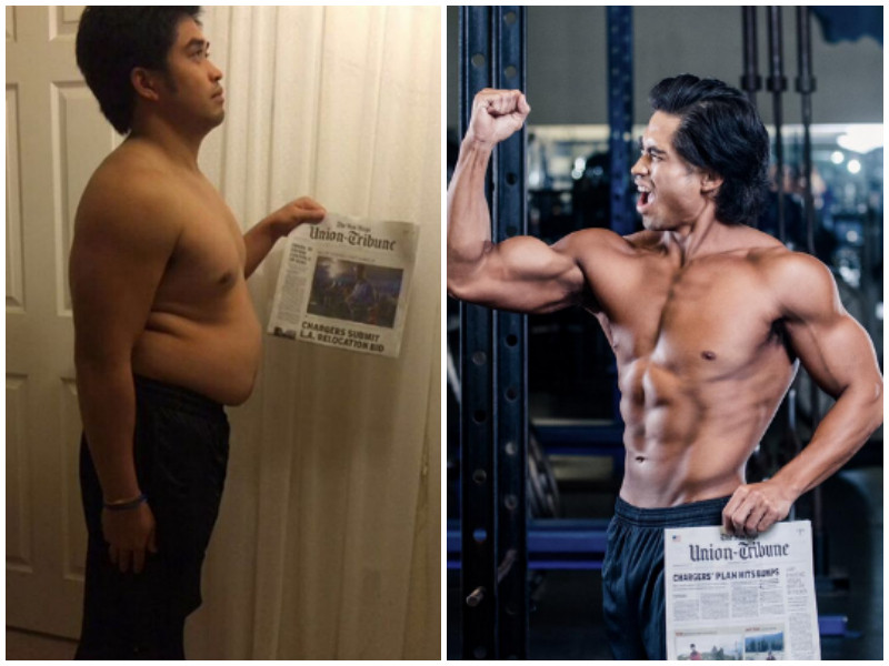 Transformarea incredibila prin care a trecut acest barbat, in doar 12 saptamani. Metoda prin care a reusit sa slabeasca 21 kg