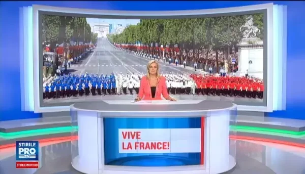 Parada militara grandioasa in Paris, de Ziua Nationala a Frantei. Omagiul adus celor care s-au inrolat in armata