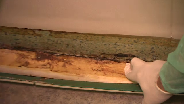 Linoleum dezlipit la Spitalul de Arsi