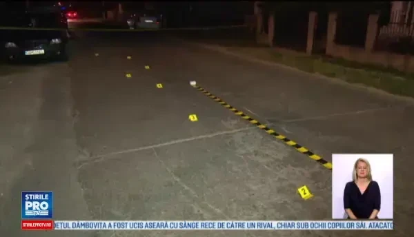 Injunghiat din senin pe strada, in fata celor doi copii ai sai. Obiectul misterios gasit de politisti la locul crimei