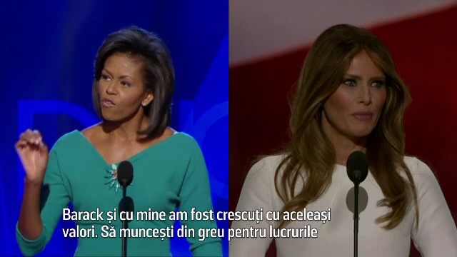 Melania neaga ca ar fi dat "copy-paste" din discursul lui Michelle Obama. Glumele aparute pe seama sotiei lui Donald Trump