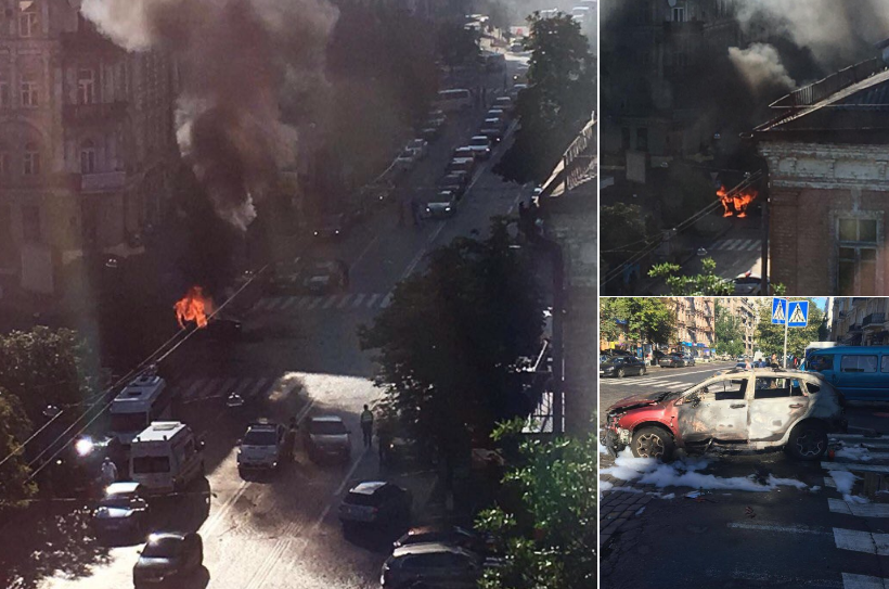 A criticat dur Rusia, iar masina i-a explodat imediat dupa ce a urcat in ea. Cine se afla in automobilul care s-a facut scrum