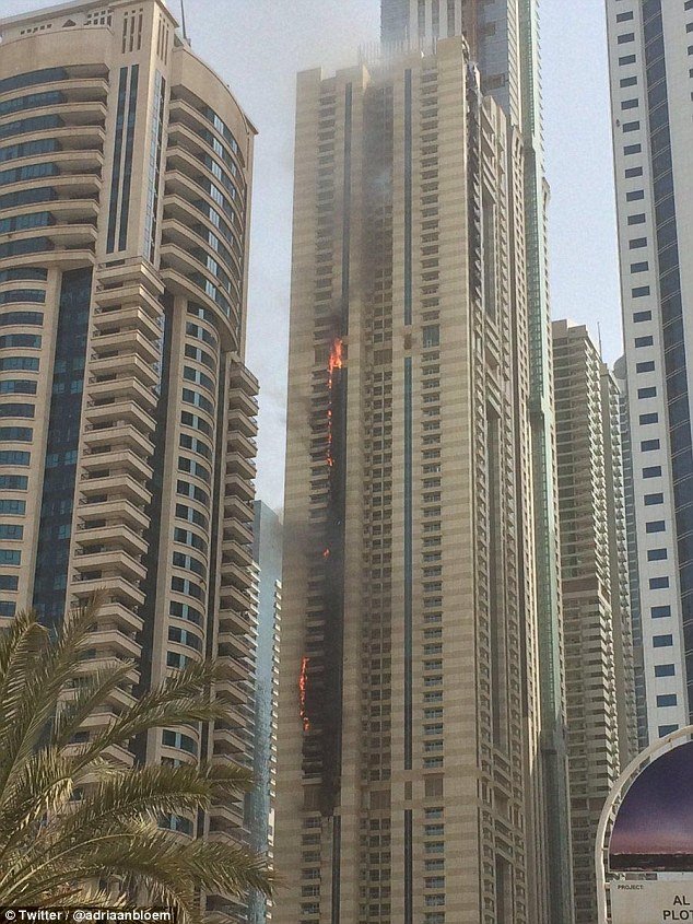 incendiu Dubai