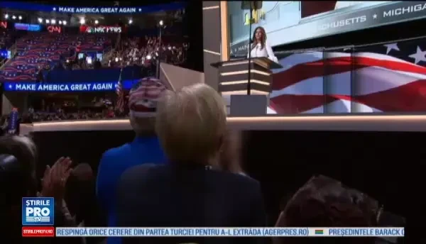 Melania neaga ca ar fi dat copy-paste din discursul lui Michelle Obama. Glumele aparute pe seama sotiei lui Donald Trump