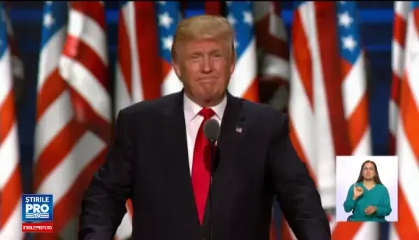 Donald Trump a acceptat oficial sa devina candidatul Republican la alegerile din SUA. Atacul lansat la adresa lui Clinton