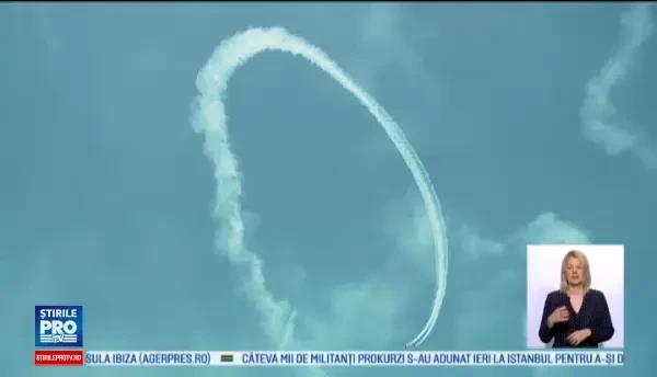 Scene ca-n filmele de razboi s-au derulat in Baza Aeriana din Campia Turzii. A fost Ziua Portilor Deschise