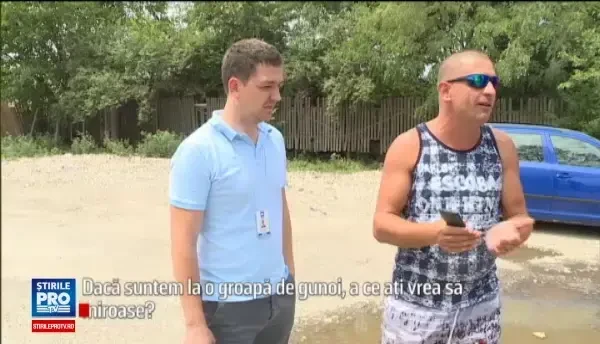 Jumatate din Bucuresti este poluat de groapa de gunoi din Chiajna. Echipa PRO TV, bruscata de paznicii de la intrare