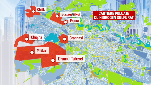harta de poluare