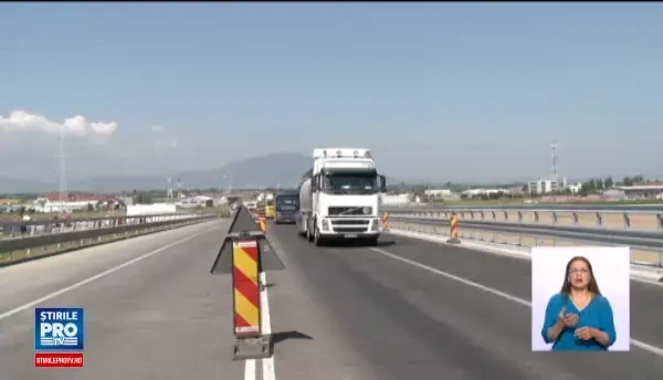 Protest spontan al transportatorilor la Brasov. Soferii sunt nemultumiti de valoarea tot mai mare a RCA-ului