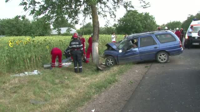 Accident grav in Botosani. Un copil de un an, salvat de un martor, dupa ce soferul l-a rugat sa salveze baietelul