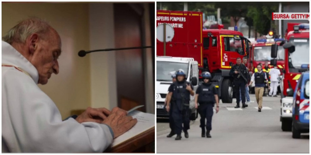 Autorii atacului asupra bisericii din Franta s-au filmat jurand credinta Statului Islamic. Cum evolueaza ancheta