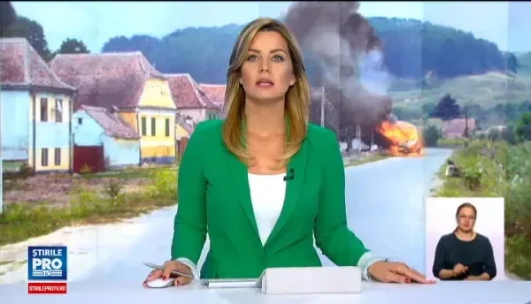 I-a luat foc masina pe sosea imediat ce s-a intors in tara: Am crezut ca e tractor la cat fum scotea