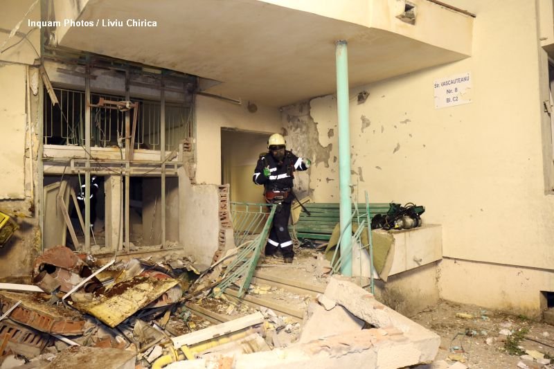 Explozie bloc Iasi - Inquam