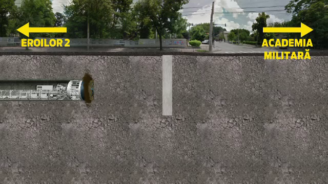 Lucrarile la noua statie de metrou de la Eroilor s-au dus pe apa Sambetei. Toate galeriile au fost inundate de panza freatica