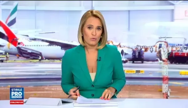 Un avion Emirates cu 300 de oameni la bord s-a prabusit la aterizarea pe aeroportul din Dubai. Un pompier si-a pierdut viata