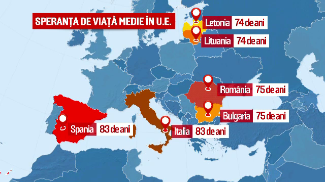 Tara noastra, la coada Europei si la speranta de viata. "Secretul" unui roman longeviv: "Nu trebuie sa muncesti pana cazi"