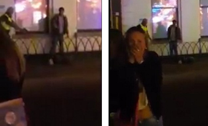 Imagini terifiante la un festival. Ce a urmat dupa ce un pitbull agresiv a muscat un barbat de zona genitala: VIDEO