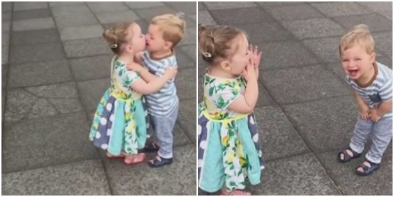 O fetita si un baietel s-au pupat de nenumarate ori, spre deliciul parintilor. Ce faceau apoi