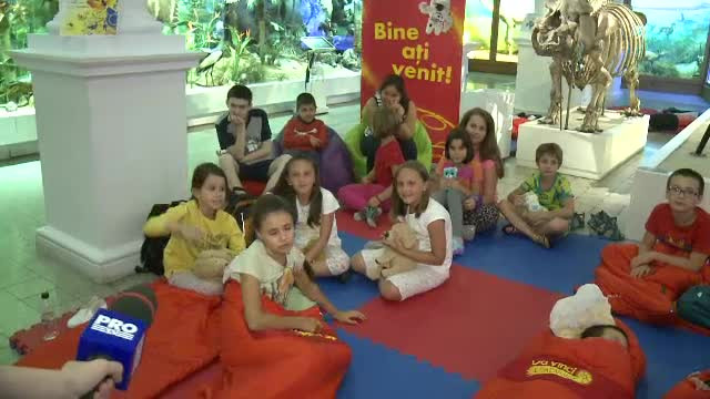 Zeci de copii au dormit langa cele mai mari mamifere care au existat vreodata pe Pamant. Cat costa o noapte la Muzeul Antipa