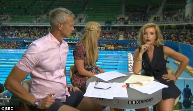 Cum s-a imbracat o prezentatoare BBC in timp ce transmitea de la JO. Tinuta ei a devenit subiect popular pe Twitter. FOTO